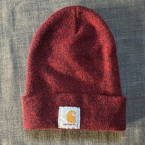 Red Carhartt beanie
